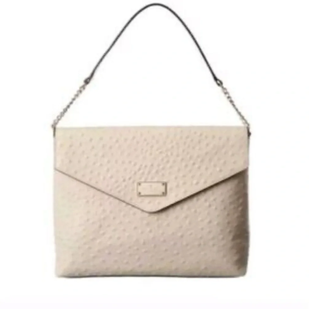 KATE SPADE BRIAR LANE QUILTED EMELYN CREAM HANDBAG